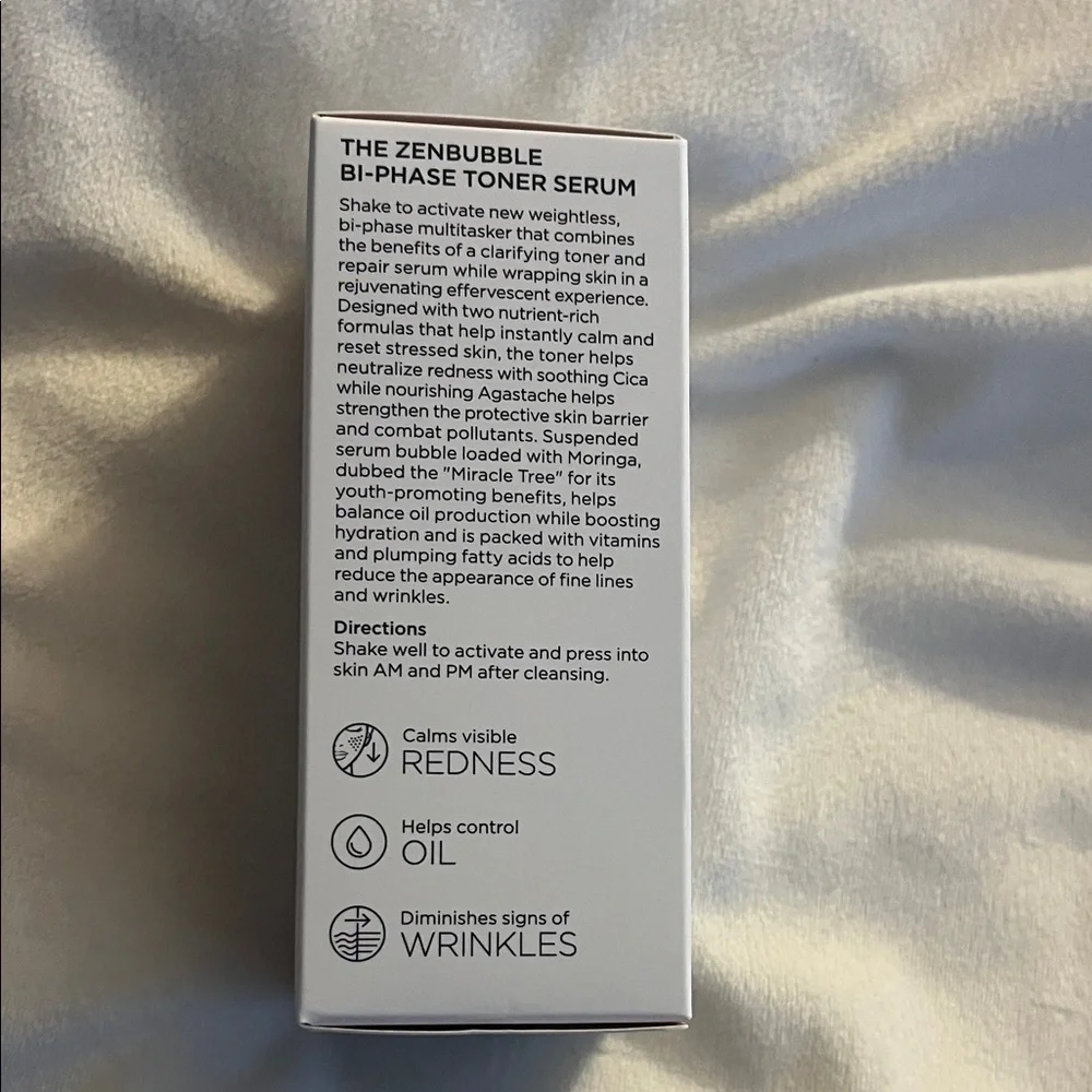 BeautyBio ZenBubble Bi-Phase Toner Serum - Soft Pink